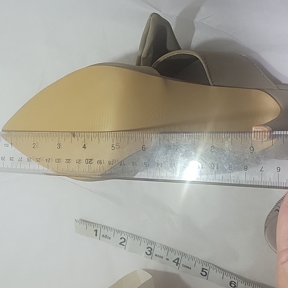 Women's Pointed Toe Bowknot Mules Mid Heel Backless Stiletto Heel - Picture 10 of 11